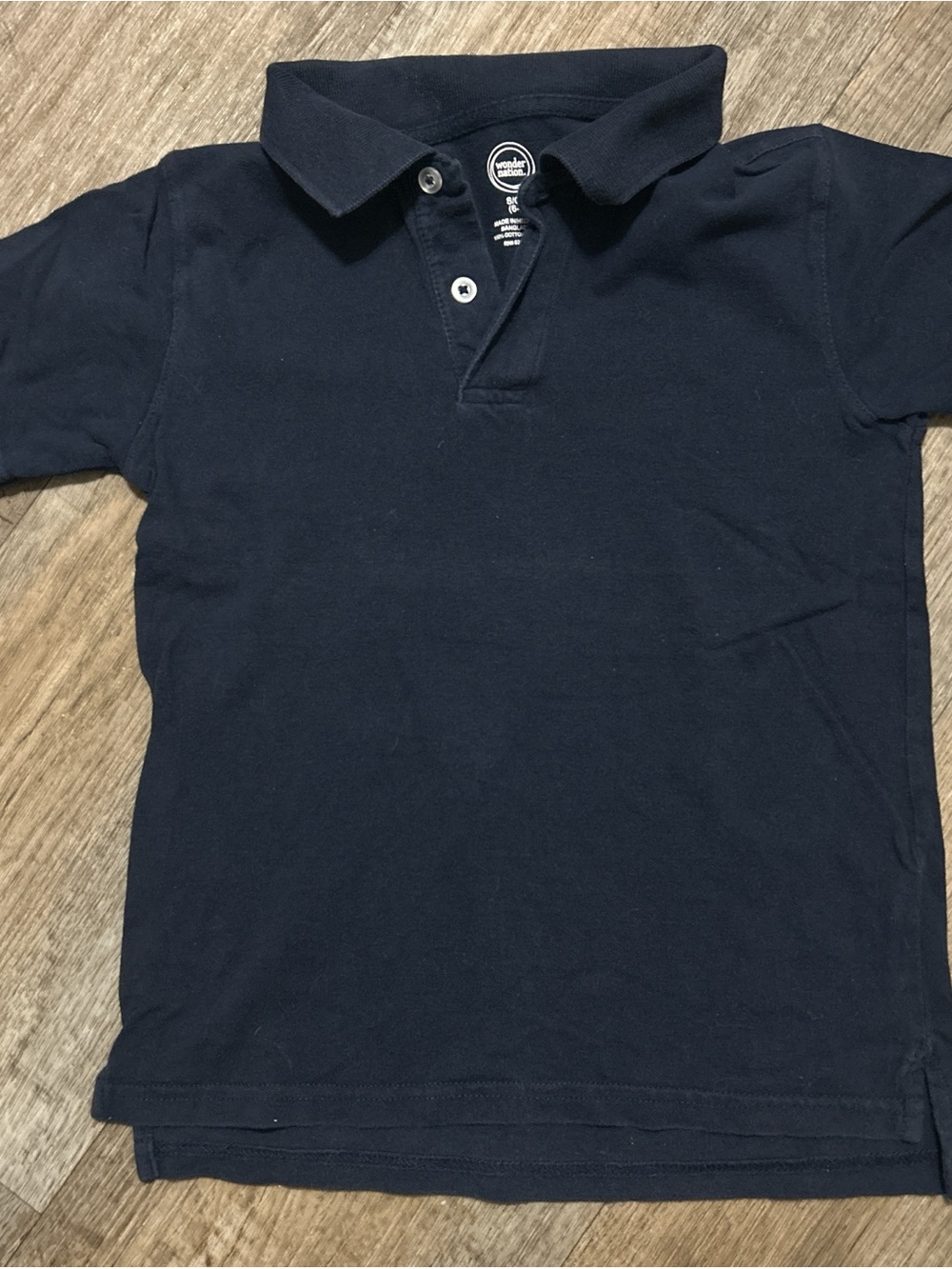 wonder nation Navy Blue Boys Polo Shirt